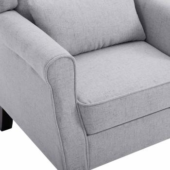 Sessel Hellgrau Stoff
