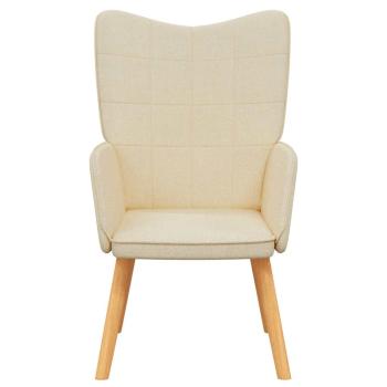 Relaxsessel Creme Stoff
