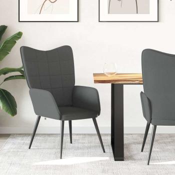 ARDEBO.de - Relaxsessel Dunkelgrau Stoff