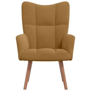 Relaxsessel Braun Samt