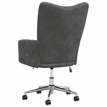 Relaxsessel Dunkelgrau Samt