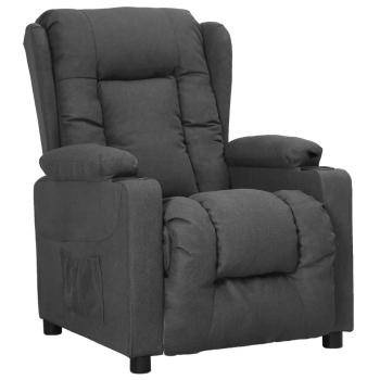ARDEBO.de - Relaxsessel Dunkelgrau Stoff