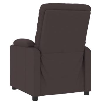 Relaxsessel Dunkelbraun Stoff