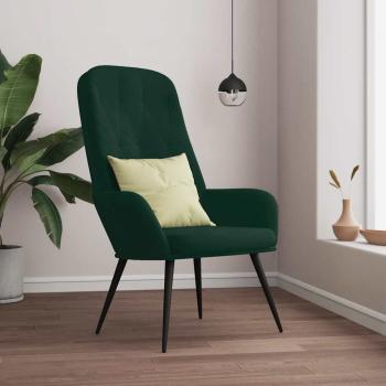 ARDEBO.de - Relaxsessel Dunkelgrün Samt