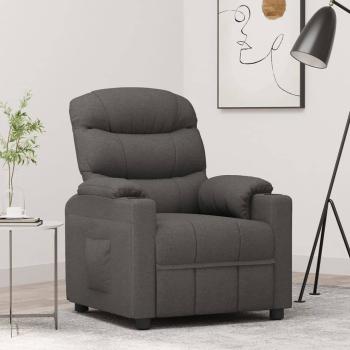 ARDEBO.de - Relaxsessel Dunkelgrau Stoff