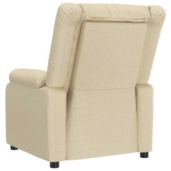 Relaxsessel Creme Stoff