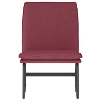 Loungesessel Weinrot 52x75x76 cm Stoff