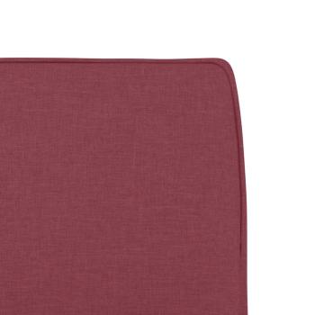 Loungesessel Weinrot 52x75x76 cm Stoff