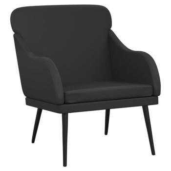 Sessel Schwarz 63x76x80 cm Kunstleder