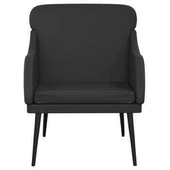 Sessel Schwarz 63x76x80 cm Kunstleder