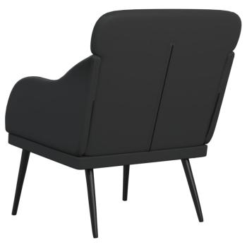 Sessel Schwarz 63x76x80 cm Kunstleder
