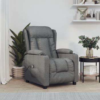ARDEBO.de - Relaxsessel Elektrisch Dunkelgrau Stoff