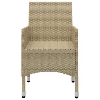 5-tlg. Garten-Essgruppe Beige