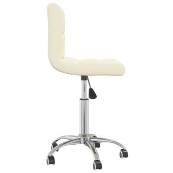 Esszimmerstuhl Drehbar Creme Stoff