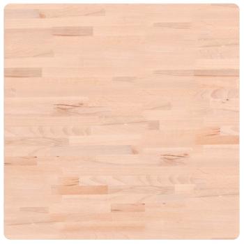 Tischplatte 70x70x1,5 cm Quadratisch Massivholz Buche