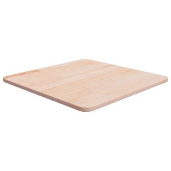ARDEBO.de - Tischplatte Quadratisch 50x50x1,5 cm Eichenholz Unbehandelt