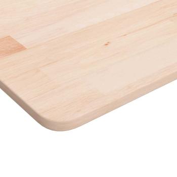 Tischplatte Quadratisch 50x50x1,5 cm Eichenholz Unbehandelt