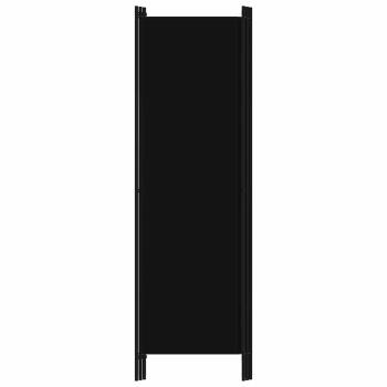 3-tlg. Raumteiler Schwarz 150x180 cm