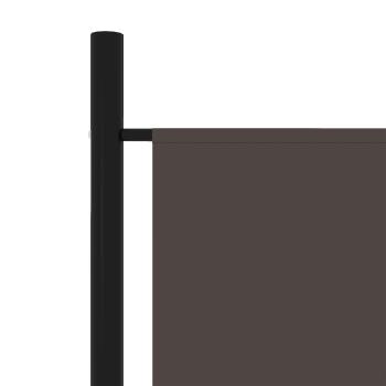 5-tlg. Raumteiler Braun 250x180 cm