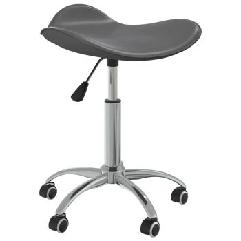 ARDEBO.de - Friseur Rollhocker Grau Kunstleder