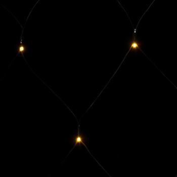 Weihnachts-Lichternetz 4x4 m 544 LED Warmweiß Indoor Outdoor