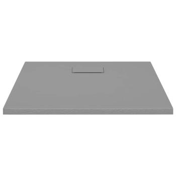 Duschwanne SMC Grau 90x90 cm