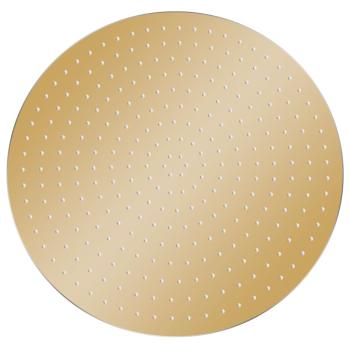 Regenbrause Edelstahl 40 cm Rund Golden