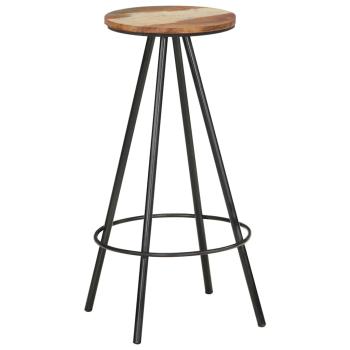 Barhocker 4 Stk. Massives Altholz