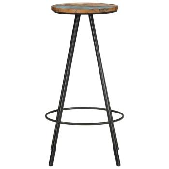 Barhocker 4 Stk. Massives Altholz