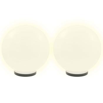 LED-Gartenleuchten 4 Stk. Kugelförmig 40 cm PMMA