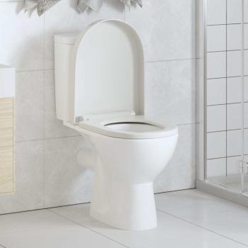 ARDEBO.de - Toilettensitz mit Absenkautomatik und Quick-Release Weiß Eckig