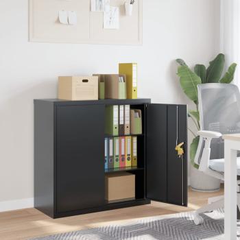 ARDEBO.de - Aktenschrank Anthrazit 90x40x90 cm Stahl