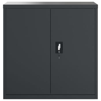 Aktenschrank Anthrazit 90x40x90 cm Stahl