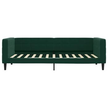 Tagesbett Dunkelgrün 90x200 cm Samt