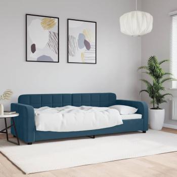 ARDEBO.de - Tagesbett Blau 80x200 cm Samt