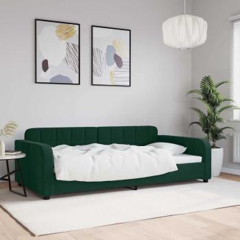 ARDEBO.de - Tagesbett Dunkelgrün 100x200 cm Samt