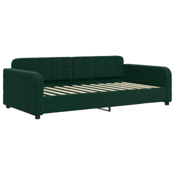Tagesbett Dunkelgrün 100x200 cm Samt