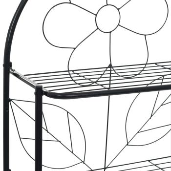 Toilettenregal Schwarz 60x33x174 cm