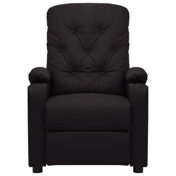 Relaxsessel Elektrisch Schwarz Kunstleder