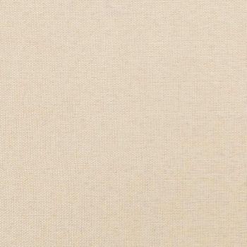 Kopfteil mit Ohren Creme 93x16x118/128 cm Stoff