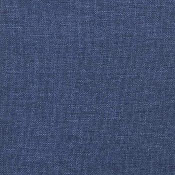 Kopfteil mit Ohren Blau 103x16x118/128 cm Stoff