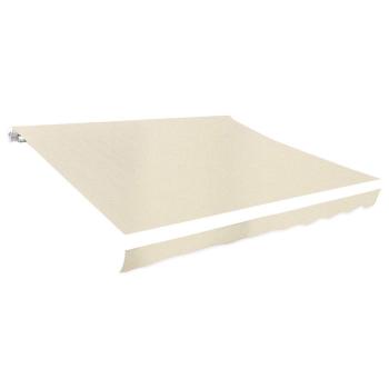 ARDEBO.de - Ersatzstoff für Markise Creme 400x300 cm Polyester