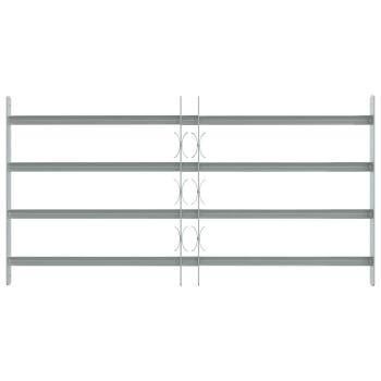 Fenstergitter Verstellbar mit 4 Querstäben 700-1050 mm