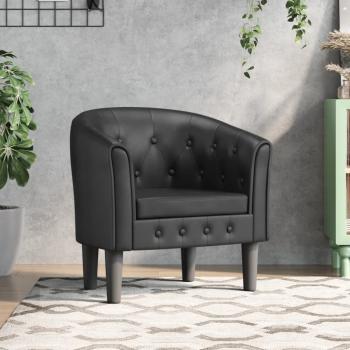ARDEBO.de - Clubsessel Schwarz Kunstleder