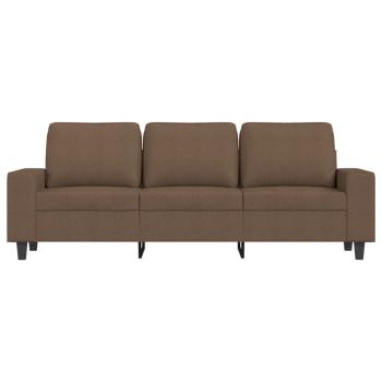 3-Sitzer-Sofa Braun 180 cm Stoff