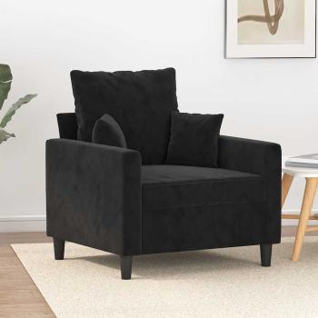 ARDEBO.de - Sessel Schwarz 60 cm Samt