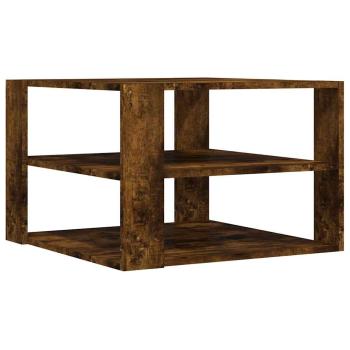 Couchtisch Räuchereiche 58x58x40 cm Holzwerkstoff