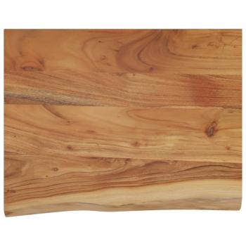 Wandregal 40x30x3,8 cm Rechteckig Massivholz Akazie Baumkante