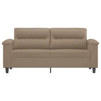 2-Sitzer-Sofa Cappuccino 140 cm Kunstleder