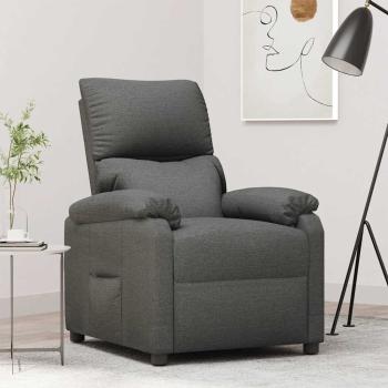 ARDEBO.de - Relaxsessel Dunkelgrau Stoff